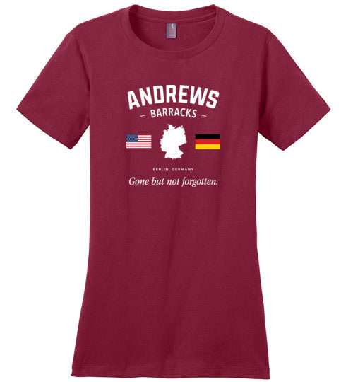 Andrews Barracks "GBNF" - Women's Crewneck T-Shirt-Wandering I Store