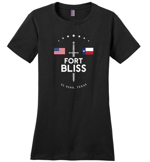 Load image into Gallery viewer, Fort Bliss - Women&#39;s Crewneck T-Shirt-Wandering I Store
