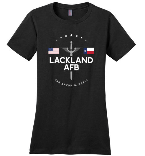 Lackland AFB - Women's Crewneck T-Shirt-Wandering I Store