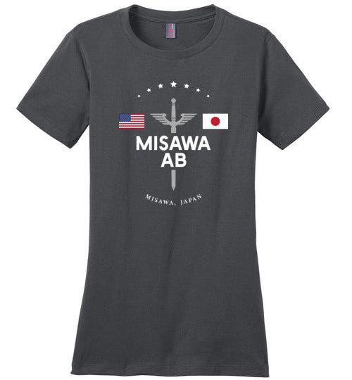 Load image into Gallery viewer, Misawa AB - Women&#39;s Crewneck T-Shirt-Wandering I Store

