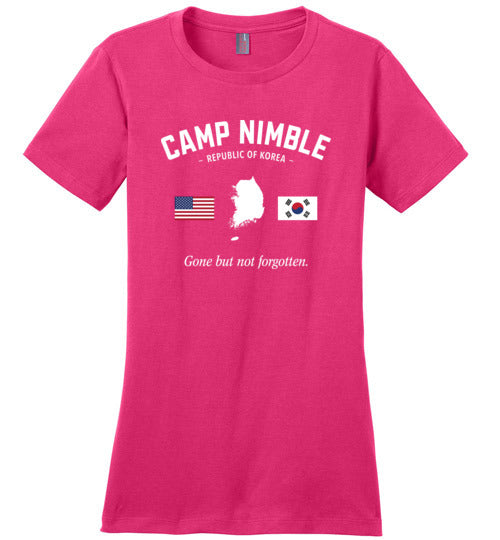Load image into Gallery viewer, Camp Nimble &quot;GBNF&quot; - Women&#39;s Crewneck T-Shirt-Wandering I Store
