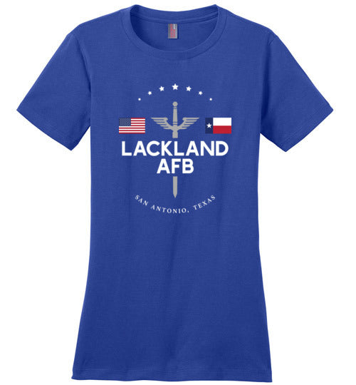 Lackland AFB - Women's Crewneck T-Shirt-Wandering I Store