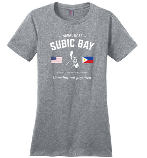 Load image into Gallery viewer, Naval Base Subic Bay &quot;GBNF&quot; - Women&#39;s Crewneck T-Shirt-Wandering I Store
