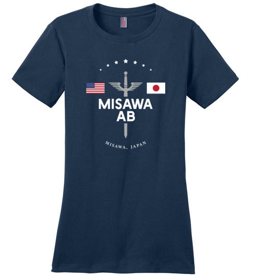 Load image into Gallery viewer, Misawa AB - Women&#39;s Crewneck T-Shirt-Wandering I Store
