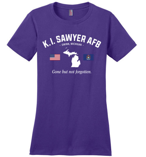 Load image into Gallery viewer, K. I. Sawyer AFB &quot;GBNF&quot; - Women&#39;s Crewneck T-Shirt-Wandering I Store

