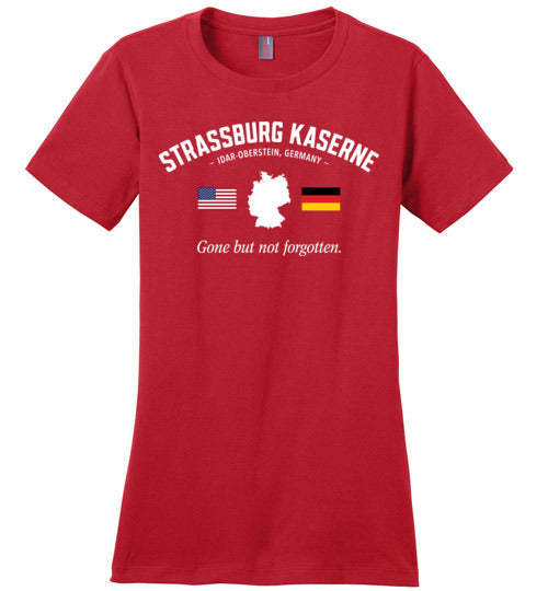 Load image into Gallery viewer, Strassburg Kaserne &quot;GBNF&quot; - Women&#39;s Crewneck T-Shirt-Wandering I Store

