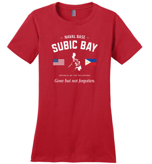 Load image into Gallery viewer, Naval Base Subic Bay &quot;GBNF&quot; - Women&#39;s Crewneck T-Shirt-Wandering I Store

