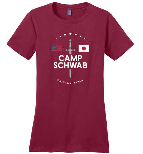 Load image into Gallery viewer, Camp Schwab - Women&#39;s Crewneck T-Shirt-Wandering I Store
