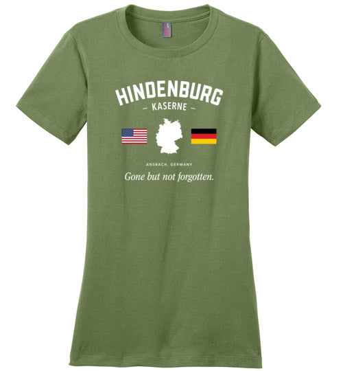 Load image into Gallery viewer, Hindenburg Kaserne (Ansbach) &quot;GBNF&quot; - Women&#39;s Crewneck T-Shirt-Wandering I Store
