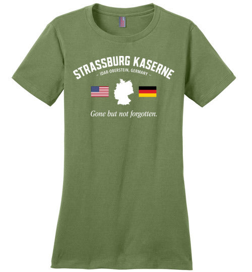 Load image into Gallery viewer, Strassburg Kaserne &quot;GBNF&quot; - Women&#39;s Crewneck T-Shirt-Wandering I Store
