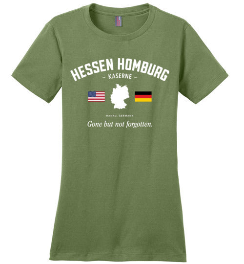 Load image into Gallery viewer, Hessen Homburg Kaserne &quot;GBNF&quot; - Women&#39;s Crewneck T-Shirt-Wandering I Store
