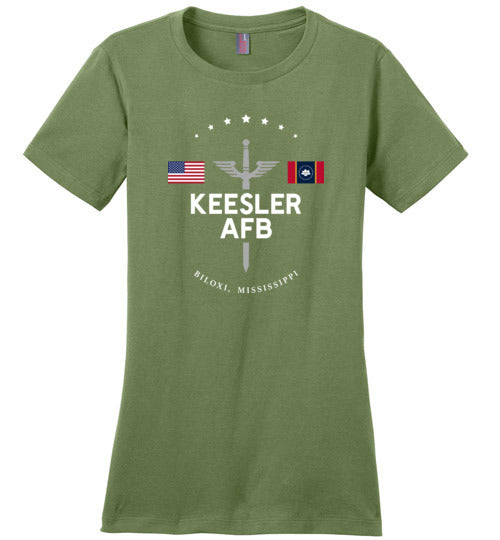 Load image into Gallery viewer, Keesler AFB - Women&#39;s Crewneck T-Shirt-Wandering I Store
