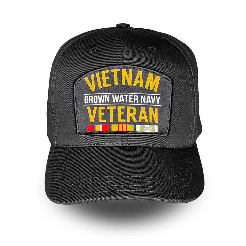 Load image into Gallery viewer, Vietnam Veteran &quot;Brown Water Navy&quot; - Woven Patch Cap-Wandering I Store
