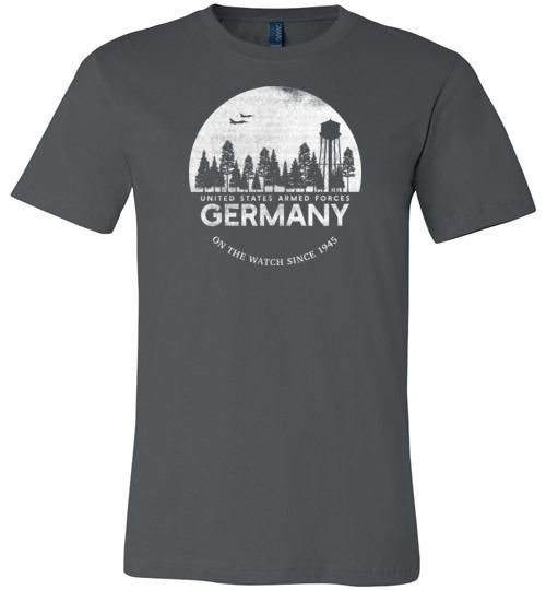 Load image into Gallery viewer, U.S. Armed Forces Germany &quot;On The Watch Since 1945&quot; - Men&#39;s/Unisex Lightweight Fitted T-Shirt
