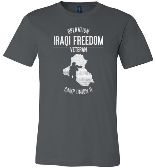 Operation Iraqi Freedom "Camp Union II" - Men's/Unisex Lightweight Fitted T-Shirt