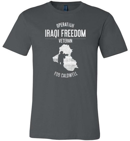 Load image into Gallery viewer, Operation Iraqi Freedom &quot;FOB Caldwell&quot; - Men&#39;s/Unisex Lightweight Fitted T-Shirt
