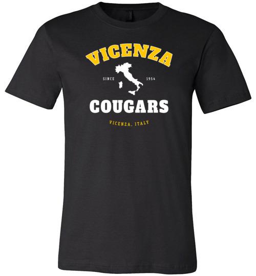 Vicenza Cougars - Men's/Unisex Lightweight Fitted T-Shirt