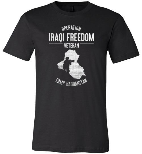 Load image into Gallery viewer, Operation Iraqi Freedom &quot;Camp Habbaniyah&quot; - Men&#39;s/Unisex Lightweight Fitted T-Shirt
