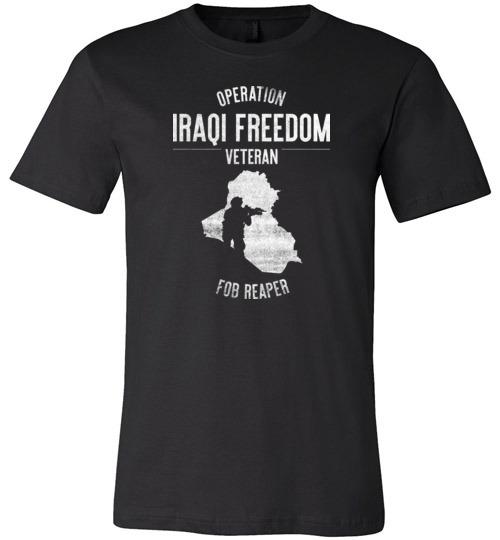 Operation Iraqi Freedom "FOB Reaper" - Men's/Unisex Lightweight Fitted T-Shirt