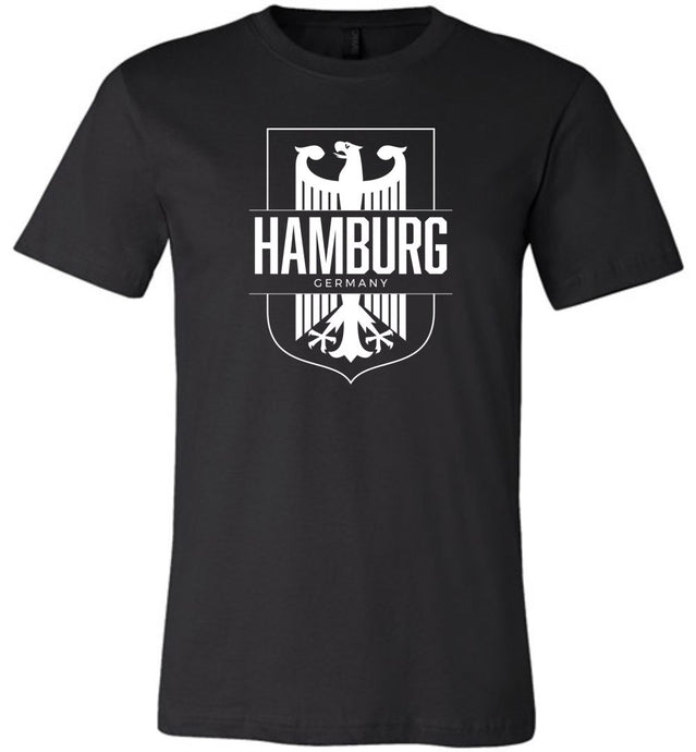 Hamburg, Germany - Men's/Unisex Lightweight Fitted T-Shirt