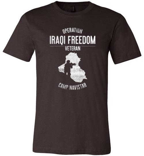 Load image into Gallery viewer, Operation Iraqi Freedom &quot;Camp Navistar&quot; - Men&#39;s/Unisex Lightweight Fitted T-Shirt
