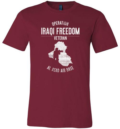 Operation Iraqi Freedom "Al Asad Air Base" - Men's/Unisex Lightweight Fitted T-Shirt