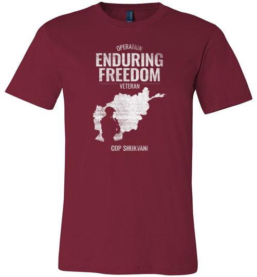 Operation Enduring Freedom "COP Shukvani" - Men's/Unisex Lightweight Fitted T-Shirt