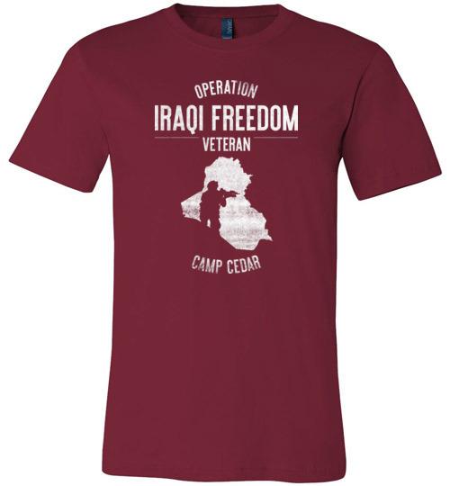 Operation Iraqi Freedom "Camp Cedar" - Men's/Unisex Lightweight Fitted T-Shirt