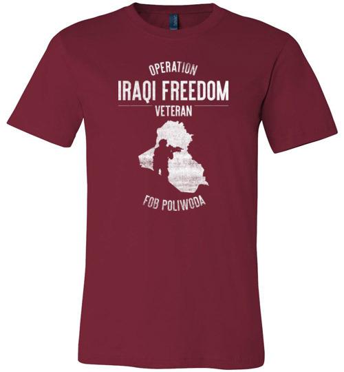 Load image into Gallery viewer, Operation Iraqi Freedom &quot;FOB Poliwoda&quot; - Men&#39;s/Unisex Lightweight Fitted T-Shirt
