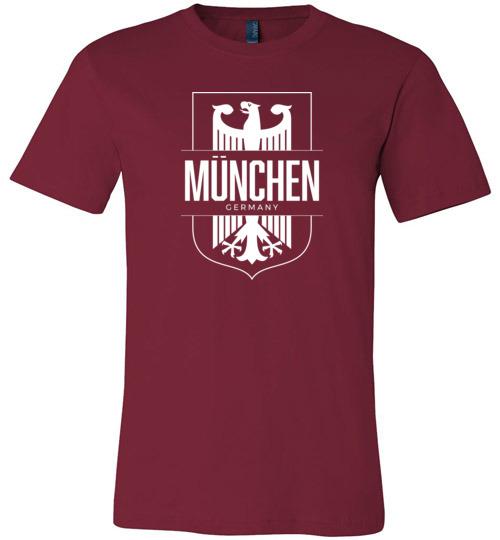 Munchen, Germany (Munich) - Men's/Unisex Lightweight Fitted T-Shirt