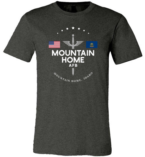 Load image into Gallery viewer, Mountain Home AFB - Men&#39;s/Unisex Lightweight Fitted T-Shirt-Wandering I Store

