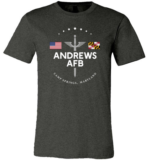 Andrews AFB - Men's/Unisex Lightweight Fitted T-Shirt-Wandering I Store