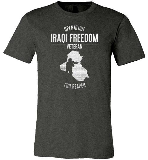Operation Iraqi Freedom "FOB Reaper" - Men's/Unisex Lightweight Fitted T-Shirt