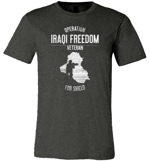 Operation Iraqi Freedom "FOB Shield" - Men's/Unisex Lightweight Fitted T-Shirt