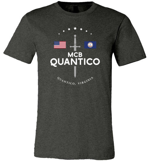 MCB Quantico - Men's/Unisex Lightweight Fitted T-Shirt-Wandering I Store