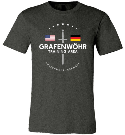 Load image into Gallery viewer, Grafenwohr Training Area - Men&#39;s/Unisex Lightweight Fitted T-Shirt-Wandering I Store
