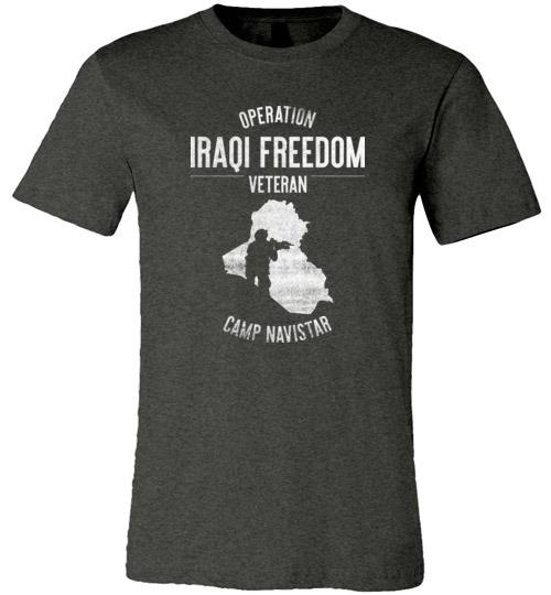 Load image into Gallery viewer, Operation Iraqi Freedom &quot;Camp Navistar&quot; - Men&#39;s/Unisex Lightweight Fitted T-Shirt
