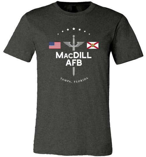 Load image into Gallery viewer, MacDill AFB - Men&#39;s/Unisex Lightweight Fitted T-Shirt-Wandering I Store
