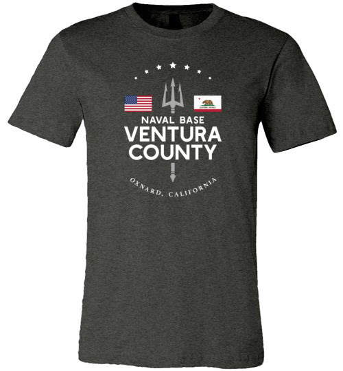 Naval Base Ventura County - Men's/Unisex Lightweight Fitted T-Shirt-Wandering I Store