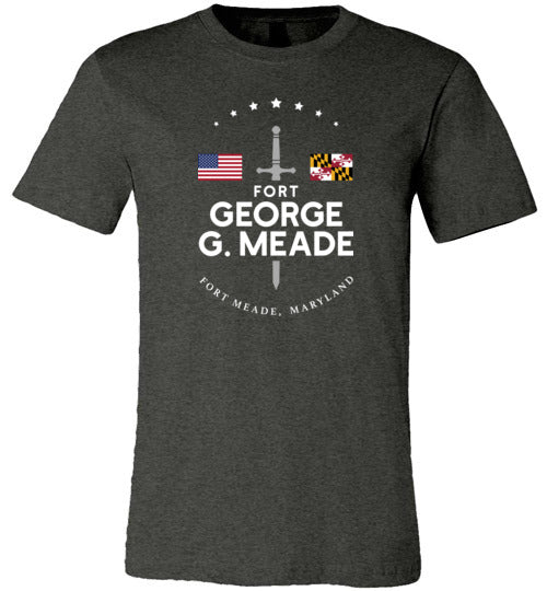 Load image into Gallery viewer, Fort George G. Meade - Men&#39;s/Unisex Lightweight Fitted T-Shirt-Wandering I Store
