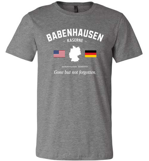 Babenhausen Kaserne "GBNF" - Men's/Unisex Lightweight Fitted T-Shirt-Wandering I Store