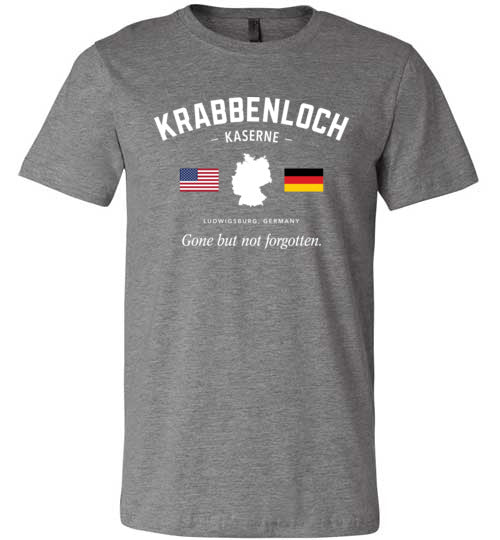 Krabbenloch Kaserne "GBNF" - Men's/Unisex Lightweight Fitted T-Shirt-Wandering I Store