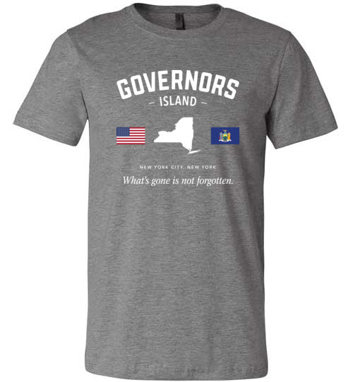 Governor's Island - Men's/Unisex Lightweight Fitted T-Shirt-Wandering I Store