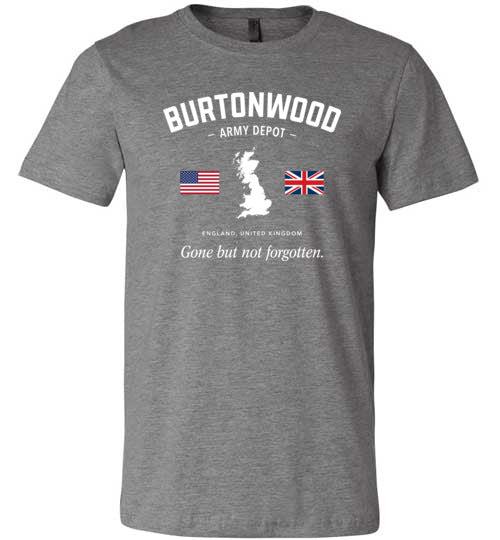 Burtonwood Army Depot "GBNF" - Men's/Unisex Lightweight Fitted T-Shirt-Wandering I Store