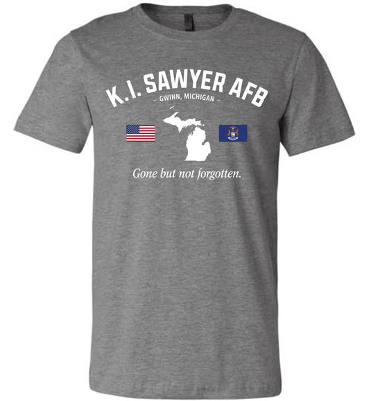 K. I. Sawyer AFB "GBNF" - Men's/Unisex Lightweight Fitted T-Shirt