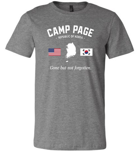 Camp Page "GBNF" - Men's/Unisex Lightweight Fitted T-Shirt
