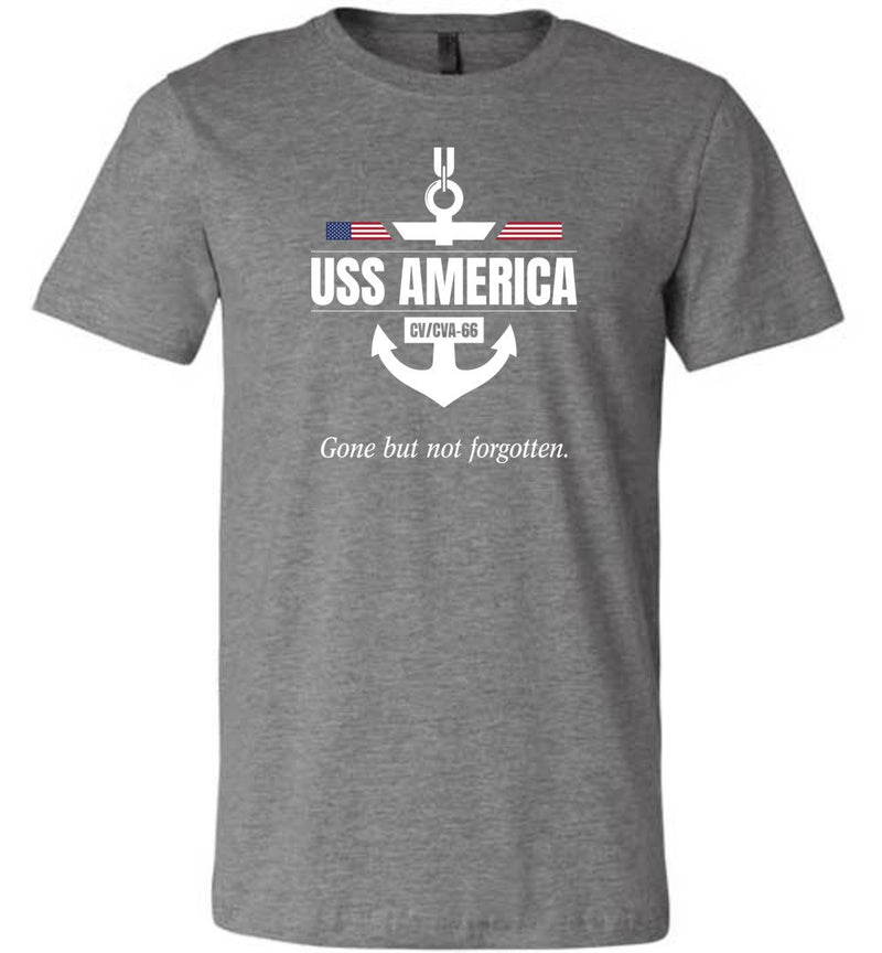 Load image into Gallery viewer, USS America CV/CVA-66 &quot;GBNF&quot; - Men&#39;s/Unisex Lightweight Fitted T-Shirt
