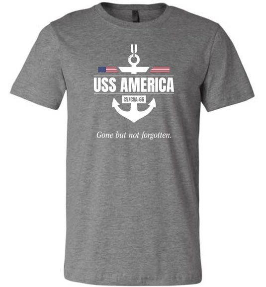 USS America CV/CVA-66 "GBNF" - Men's/Unisex Lightweight Fitted T-Shirt