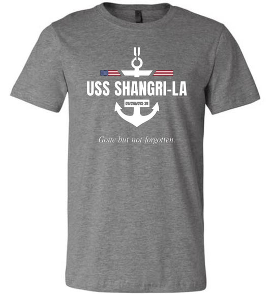 USS Shangri-La CV/CVA/CVS-38 "GBNF" - Men's/Unisex Lightweight Fitted T-Shirt
