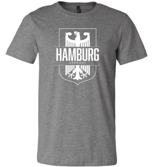 Hamburg, Germany - Men's/Unisex Lightweight Fitted T-Shirt